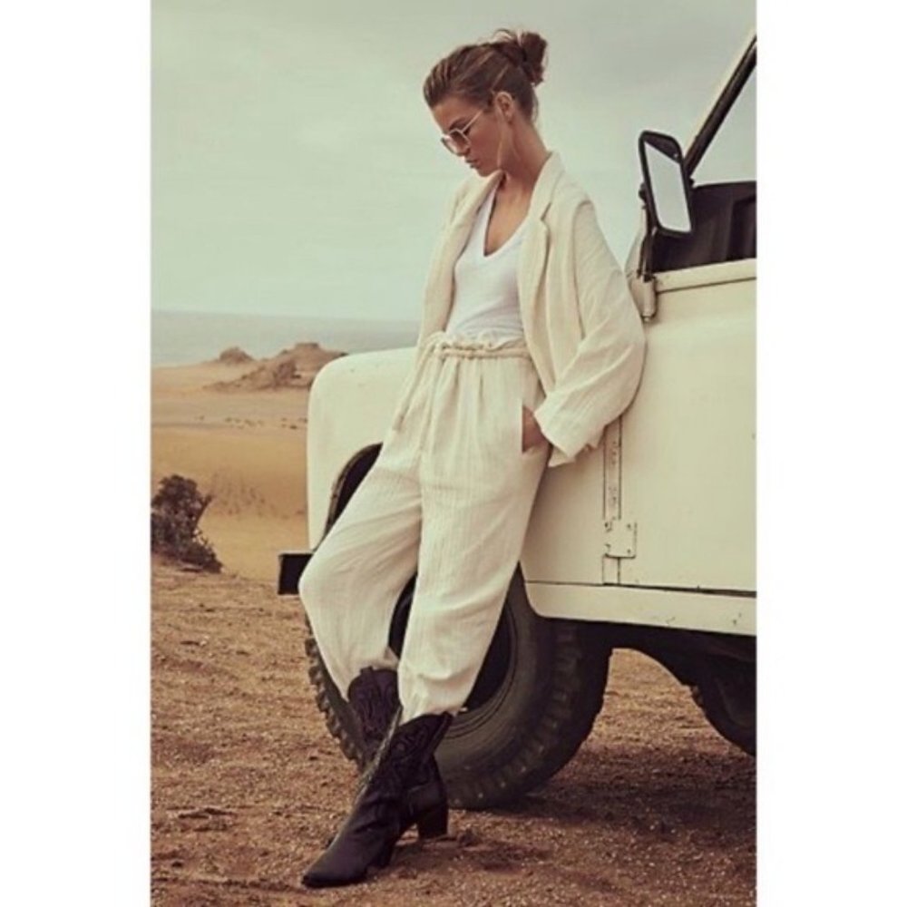 Free People Oversized Blazer + Trouser Set